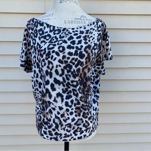 Express Leopard Print Top